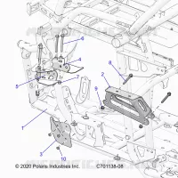 CHASSIS, MOTOR AND REAR DRIVELINE MOUNTING