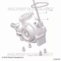 TREN, FRONT GEARCASE, MOUNTING