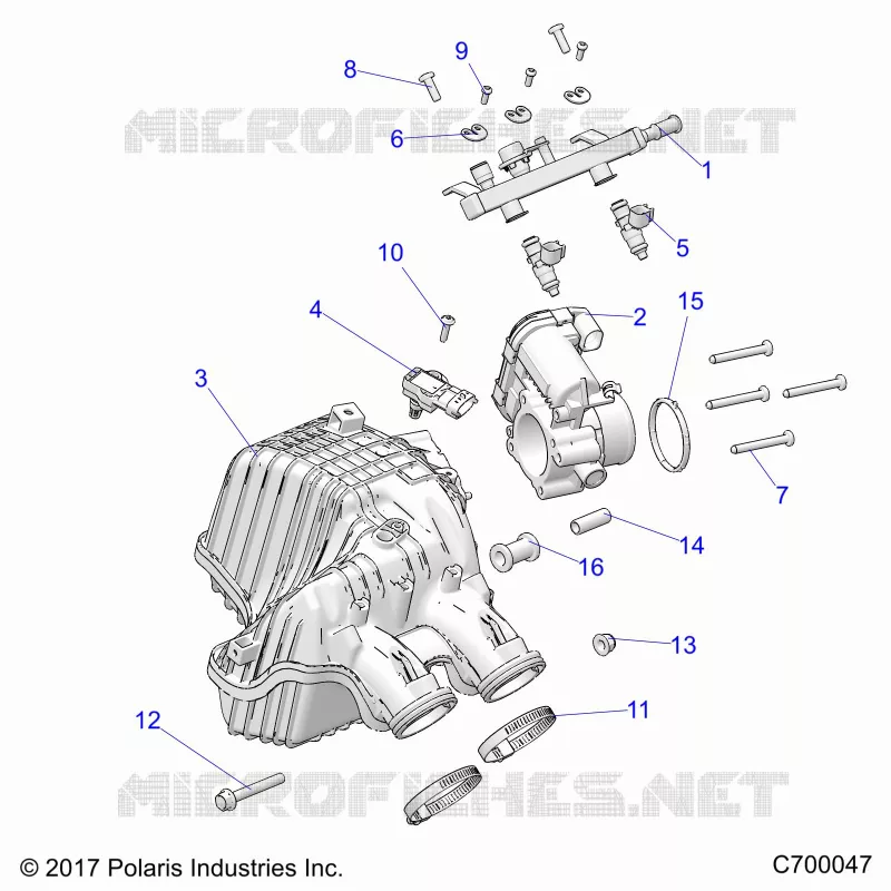 ENGINE, TOMA DE AIRE MANIFOLD, THROTTLE BODY, FUEL RAIL