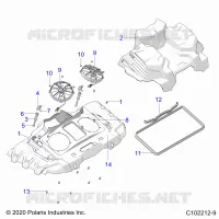 ENGINE, SISTEMA DE REFRIGERACIÃ“N, FANS AND SHROUDS