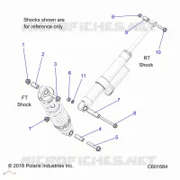 SUSPENSION, MONTAJE DE DESCARGA, REAR SUSP.