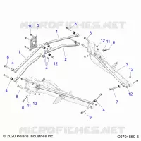 SUSPENSION TRASERA TRAILING ARMS MOUNTING