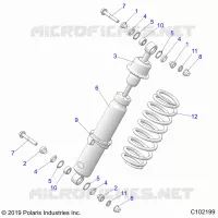 SUSPENSION, CHOQUE FRONTAL
