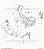 CAPUCHA, LINER, FRONT FENDERS, A PILLARS