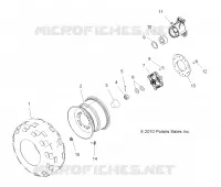 RUEDAS, REAR TIRE AND BRAKE DISC