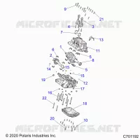 ENGINE, CRANKCASE AND CIGUEÑAL