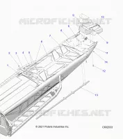 CHASIS, REAR, MISC. COVERS AND SNOWFLAP