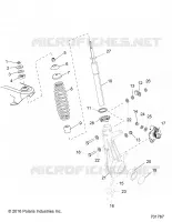 SUSPENSION, PUNTAL DELANTERO