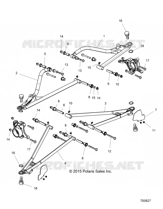 SUSPENSION DELANTERA CONTROL ARMS