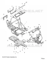 CHASSIS, MARCO PRINCIPAL AND SKID PLATES