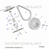TREN, SECONDARY CLUTCH