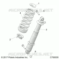 SUSPENSION TRASERA SHOCK MOUNTING