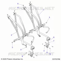 ASIENTO BELT MOUNTING 6 POINT