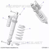 SUSPENSION, CHOQUE FRONTAL MOUNTING