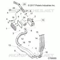 ENGINE, TOMA DE AIRE SYSTEM