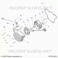 ENGINE, STATOR AND FLYRUEDA