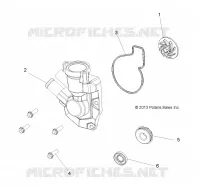 MOTOR, WATERPUMP IMPELLER AND COVER