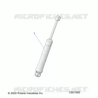 SUSPENSION, SHOCK TRASERO TRACK
