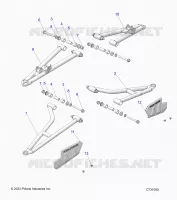 SUSPENSIÃ“N DELANTERA CONTROL ARMS