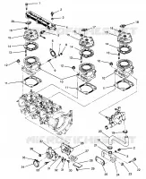 CILINDRO Y COLECTOR ASSEMBLY Storm 0965782, Storm SKS 0965582, Euro Storm (4931593159D001)