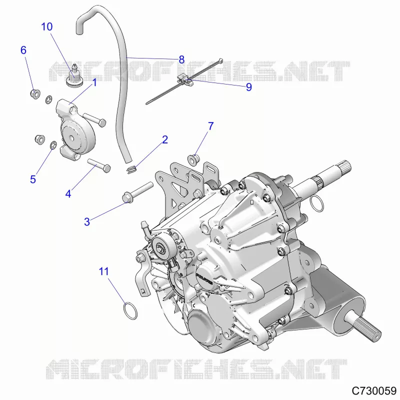 TREN, MAIN GEARCASE MOUNTING