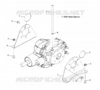 CAJA DE ENGRANAJES, MOUNTING, REAR (BUILT BEFORE 1/15/07)