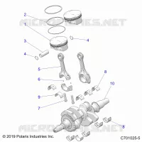 ENGINE, CIGUEÑAL AND PISTON