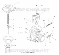 MOTOR, CARBURADOR, UPPER