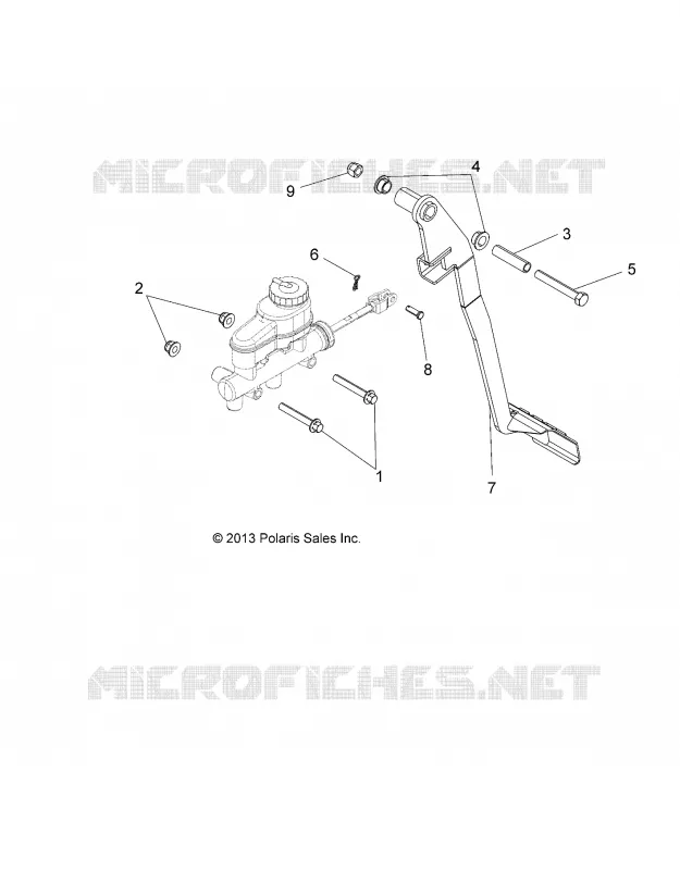 BRAKES, PEDAL AND CILINDRO MAESTRO MOUNTING