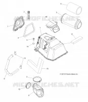 MOTOR, TOMA DE AIRE (BUILT 10/23/10 AND AFTER)