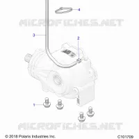 TREN, GEARCASE MOUNTING, FRONT
