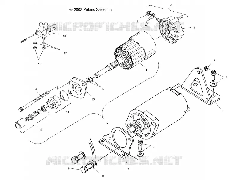 MOTOR DE ARRANQUE (700/800)
