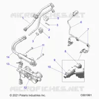 SISTEMA DE COMBUSTIBLE, RAIL, LINES AND THROTTLE BODY