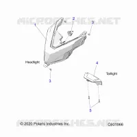 ELECTRICA, HEADLIGHT AND TAILLIGHT