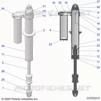 SUSPENSION TRASERA SHOCK INTERNALS