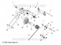 SUSPENSION, TRASERO ARM PAR