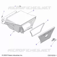 BODY, CAJA DE ALMACENAJE, REAR