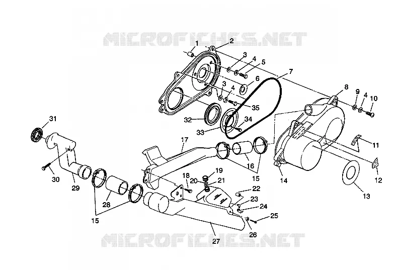 tapa del embrague ASSEMBLY 2X4 350L W937539 (4924032403022A)