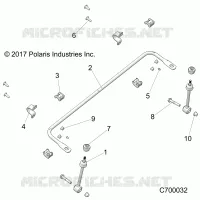 SUSPENSIÃ“N DELANTERA STABILIZER BAR- R20RRF99AV/BV (C700032)