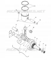 CIGUEÑAL AND PISTON ASSEMBLY (4914891489032A)
