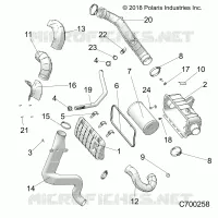 ENGINE, TOMA DE AIRE SYSTEM