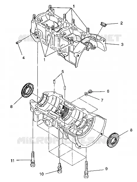 CAJA DEL CIGÜEÑAL ASSEMBLY 440 / 0930760 and 440 SKS / 0930560 (4922932293028A)
