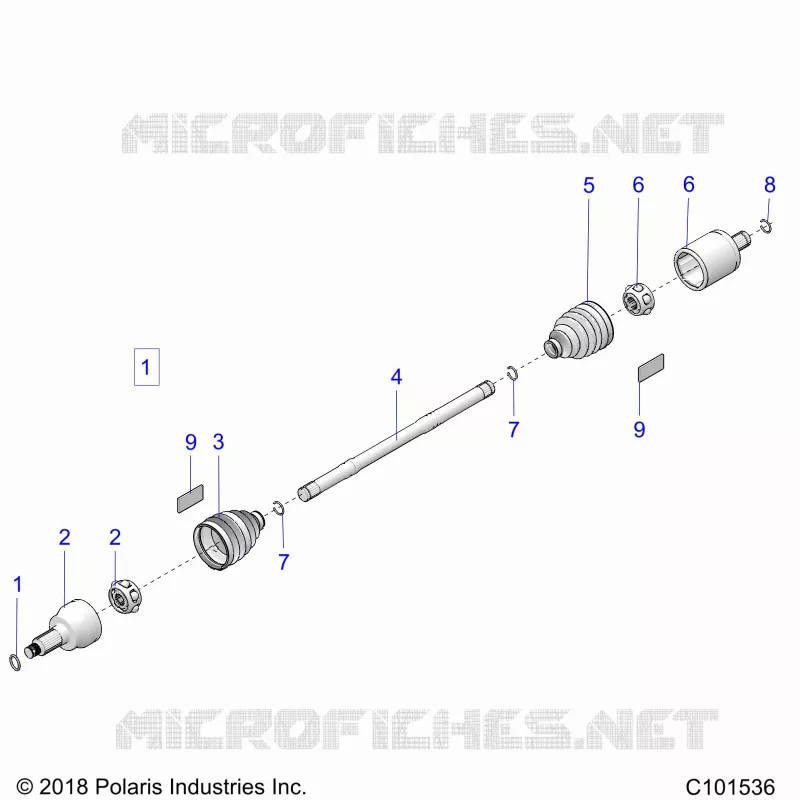 TREN, DRIVE SHAFT, FRONT
