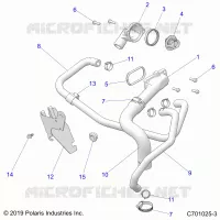 ENFRIAMIENTO, THERMOSTAT AND BYPASS