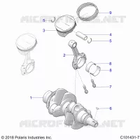 ENGINE, CIGUEÑAL AND PISTON