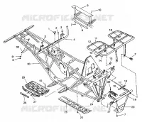 PARACHOQUES / TRANSPORTIN MOUNTING 6X6 250 W938727 (4924092409003A)
