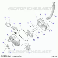 TREN, CLUTCH COVER AND DUCTING
