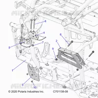 CHASSIS, MOTOR AND REAR DRIVELINE MOUNTING