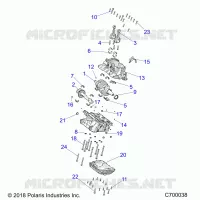 ENGINE, CRANKCASE AND CIGUEÑAL
