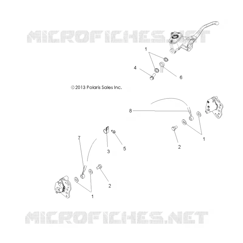 FRENO FRONTAL BRAKE LINES